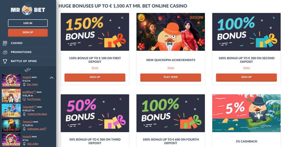 Wildz online casino bonus