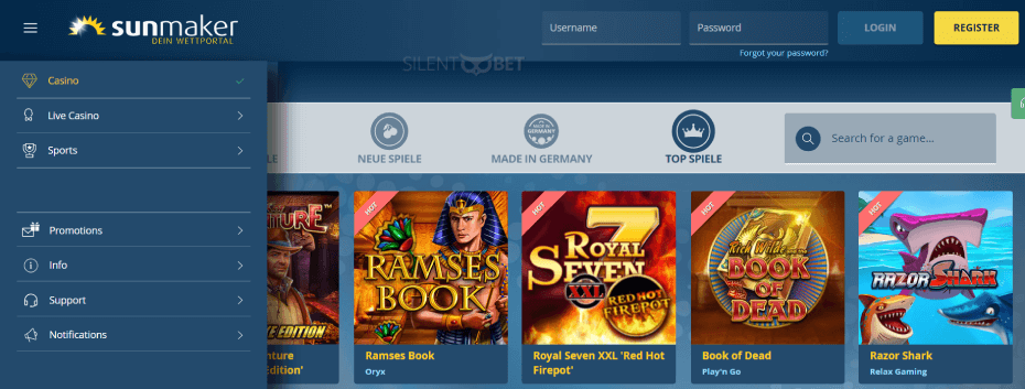 casino 21 Dukes 80 free spins